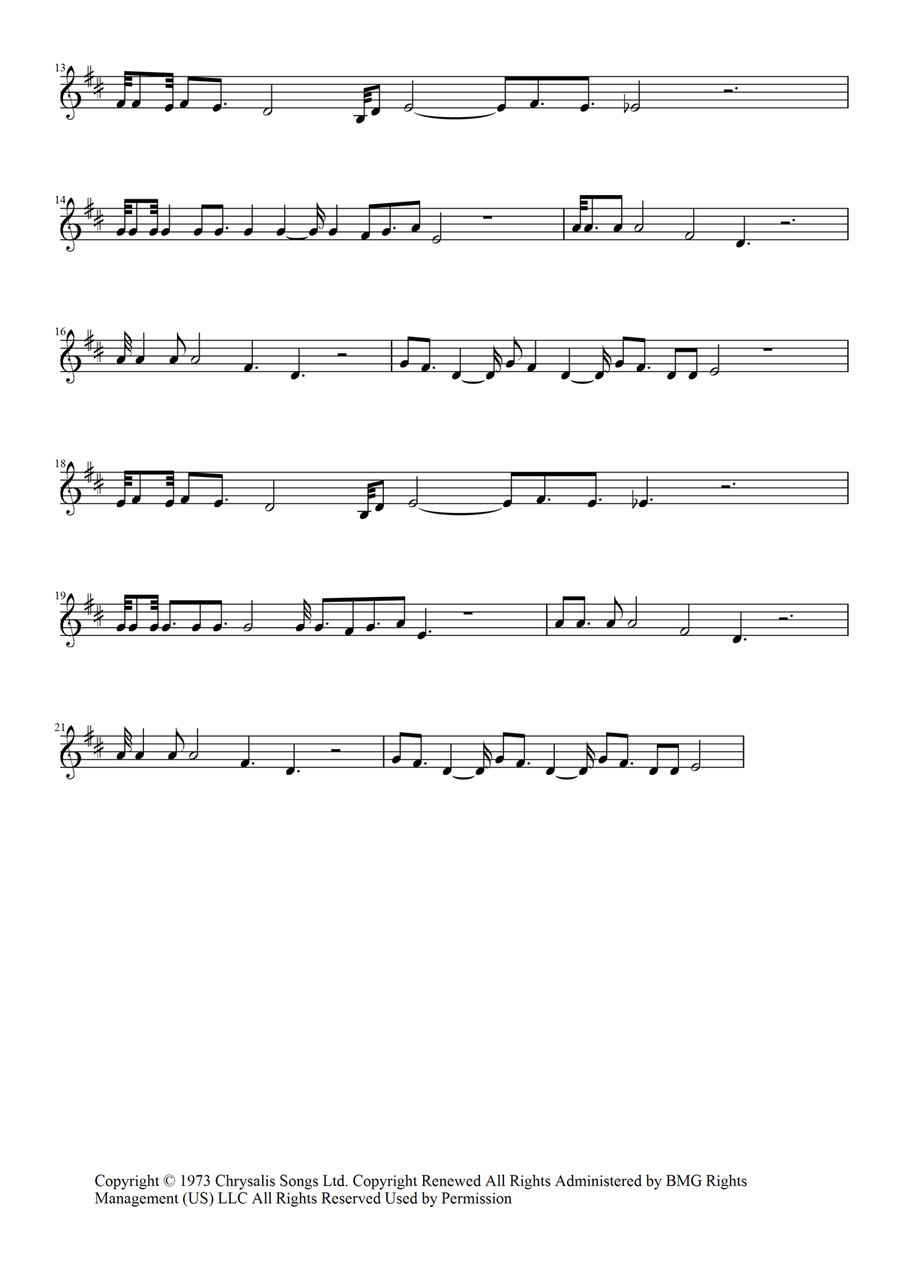 It Must Be Love by Madness Piano Solo - Digital Sheet Music page 2