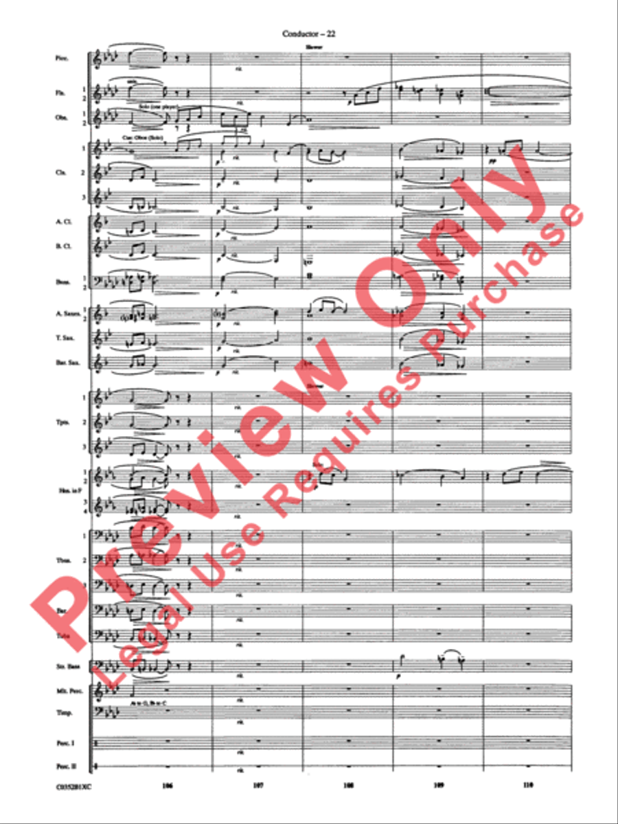 Duke Ellington! Concert Band scores gallery preview page 25