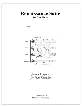 Book cover for Renaissance Suite for Four Flutes