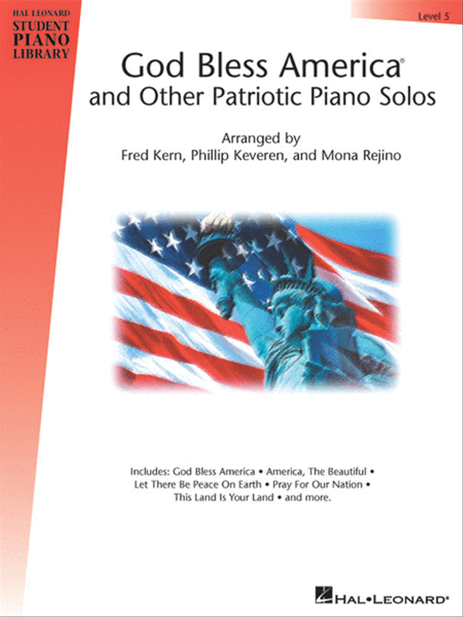 God Bless America® and Other Patriotic Piano Solos – Level 5 Piano Method scores gallery preview page 1