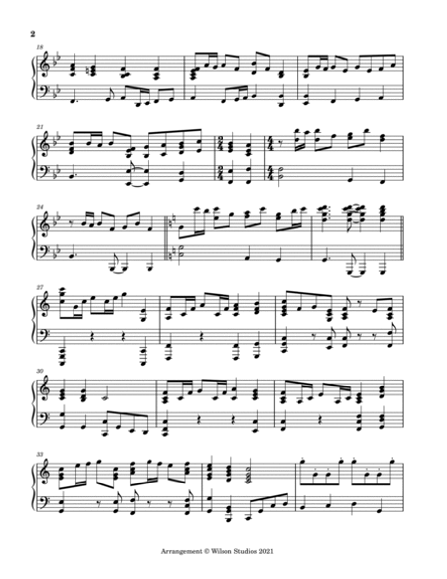 Easter Hymn Piano 3-Pack Piano Solo scores gallery preview page 3