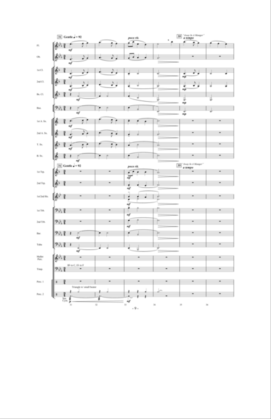 The Gift of Christmas The Gift of Christmas Concert Band scores gallery preview page 8