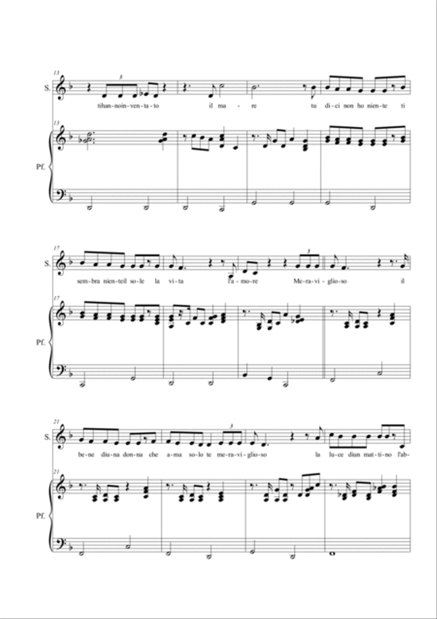 Meraviglioso Voice scores gallery preview page 2