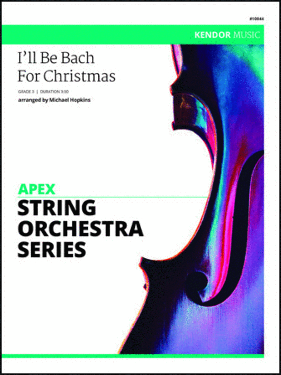 I'll Be Bach For Christmas (Full Score) String Orchestra scores gallery preview page 1