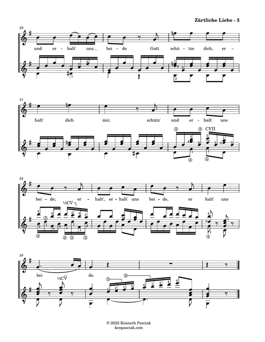 Beethoven Lieder for Voice & Guitar Acoustic Guitar scores gallery preview page 5