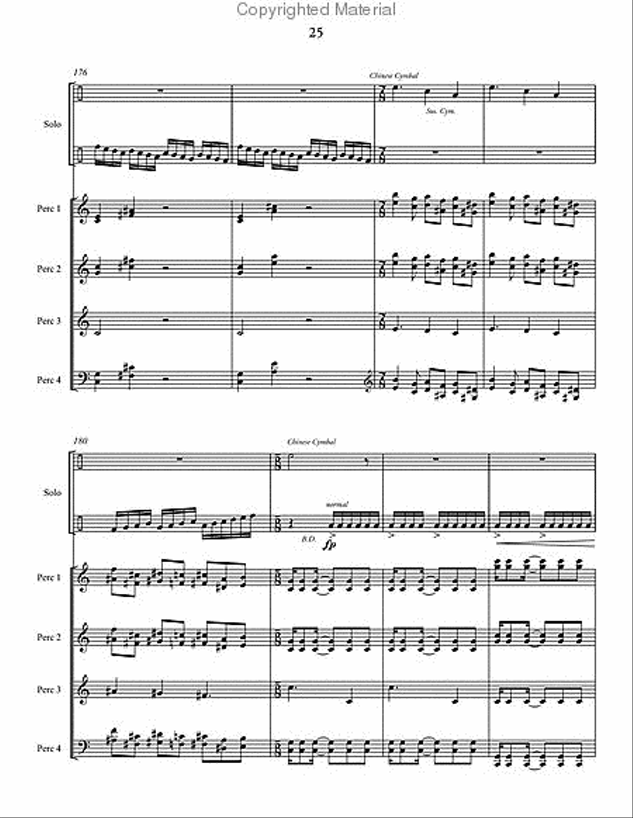 Shadows Shadows Percussion Ensemble scores gallery preview page 26