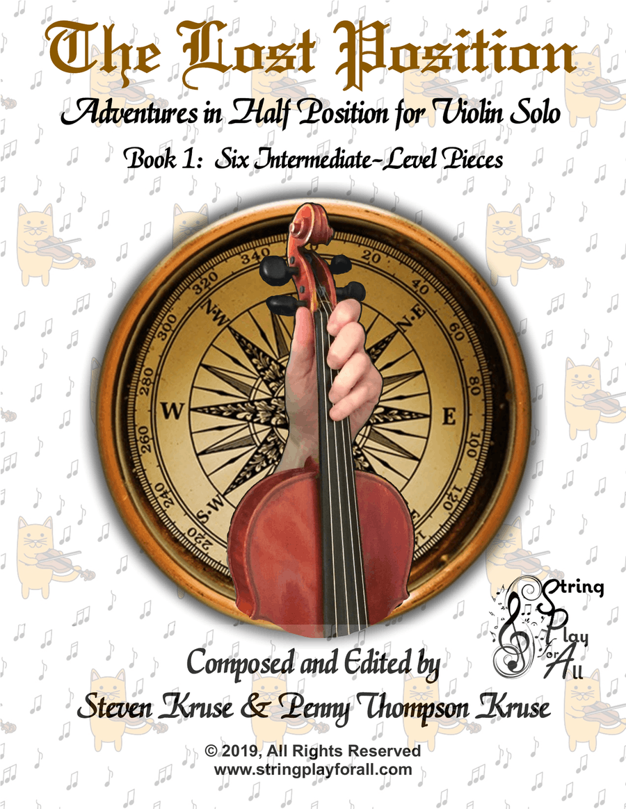 The Lost Position: Adventures in Half Position for Violin Solo, Book 1: Six Intermediate-Level Piec Violin Solo scores gallery preview page 1
