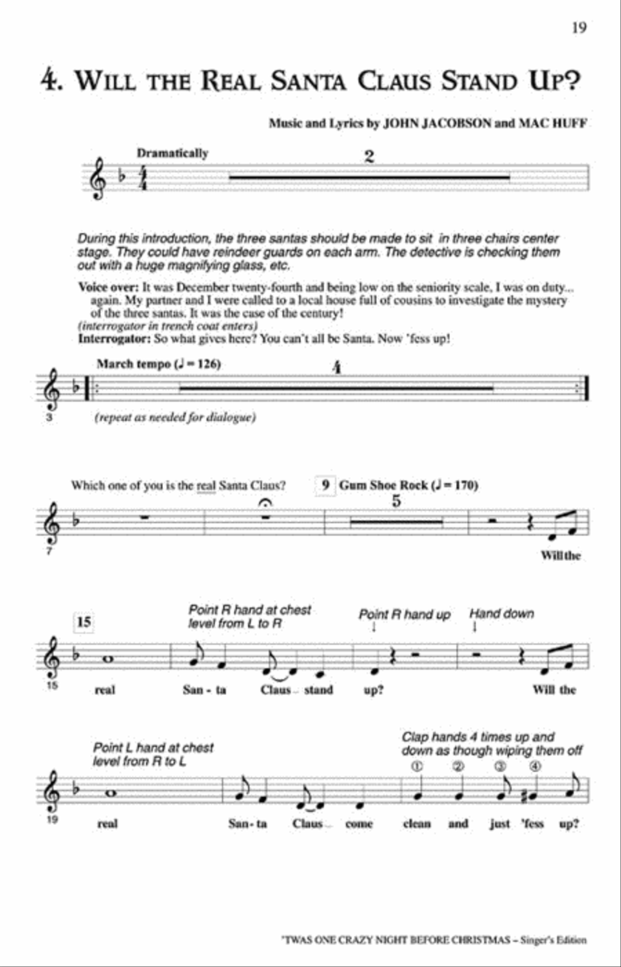 'Twas One Crazy Night Before Christmas (Musical) Choir scores gallery preview page 4