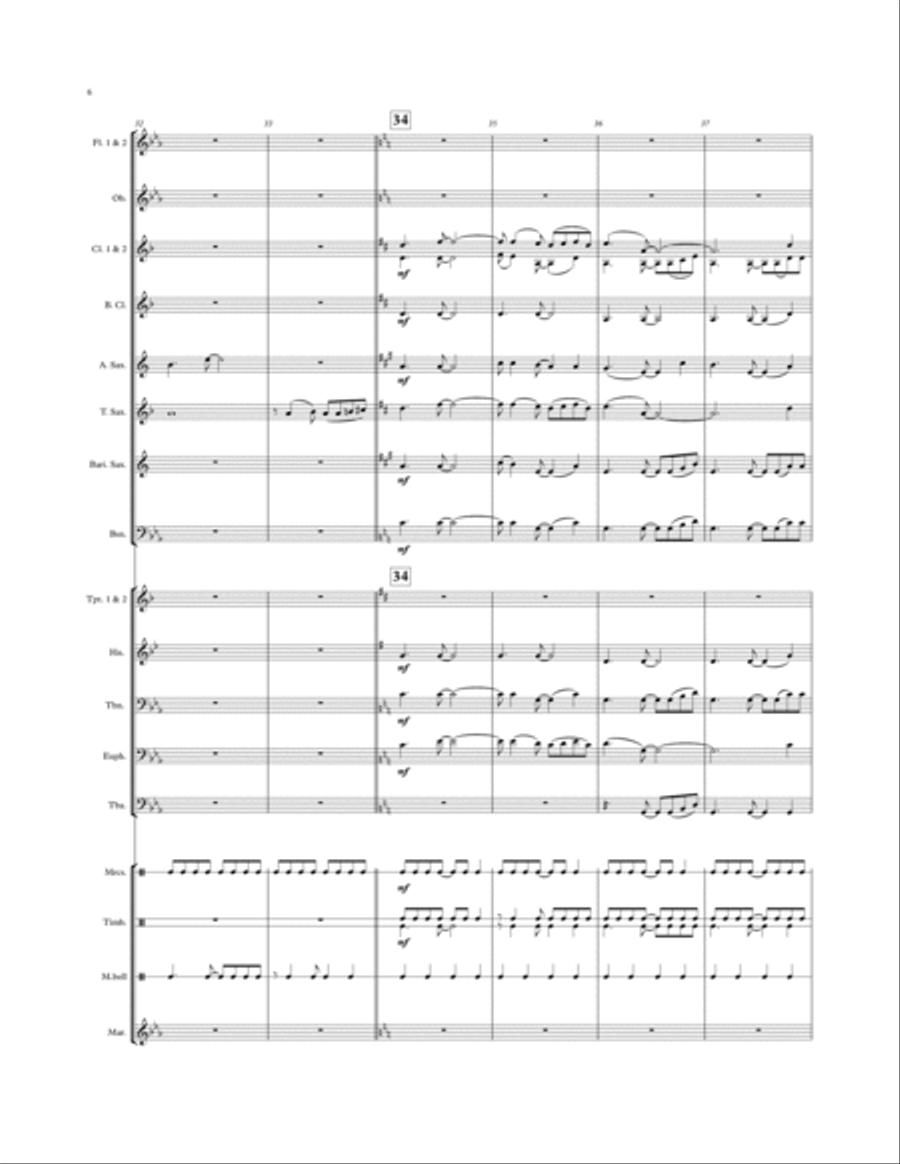 El Camino Real Concert Band scores gallery preview page 6
