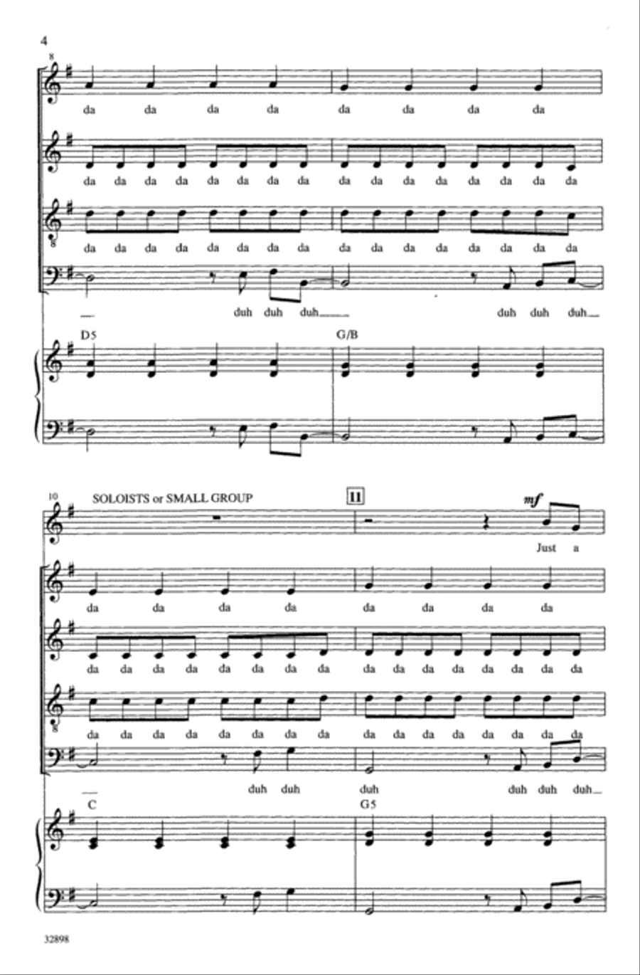 Don't Stop Believin' Don't Stop Believin' Choir scores gallery preview page 3