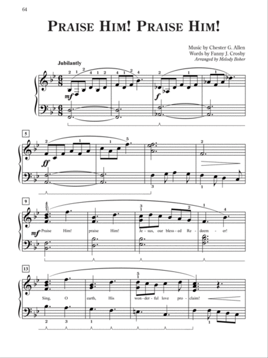 Pure & Simple Hymns Pure & Simple Hymns Easy Piano scores gallery preview page 5