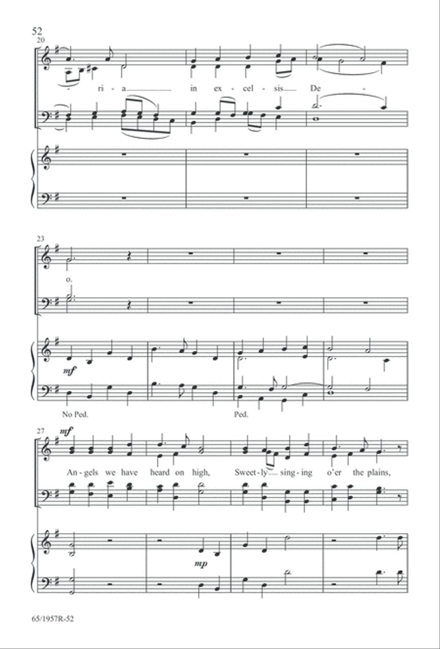 Festival of Lessons and Carols 4-Part scores gallery preview page 53