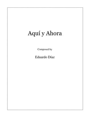 Book cover for Aquí y Ahora