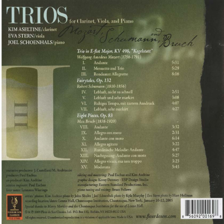Trios for Clarinet Viola And
