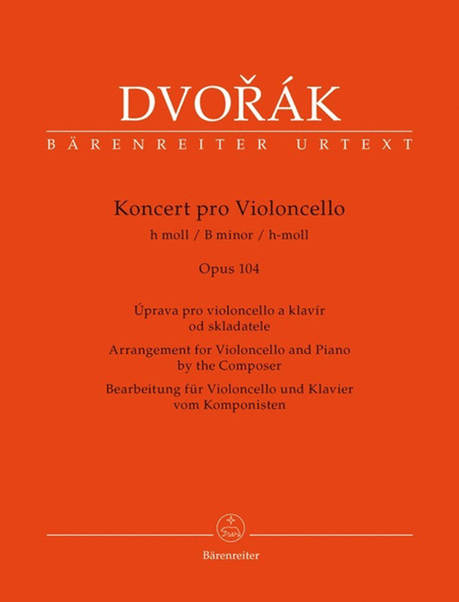 Dvorak - Concerto Op 104 Cello/Piano