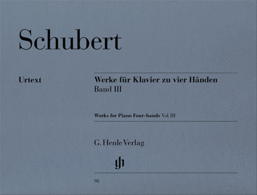Works for Piano Four-Hands – Volume III Piano Solo scores gallery preview page 1