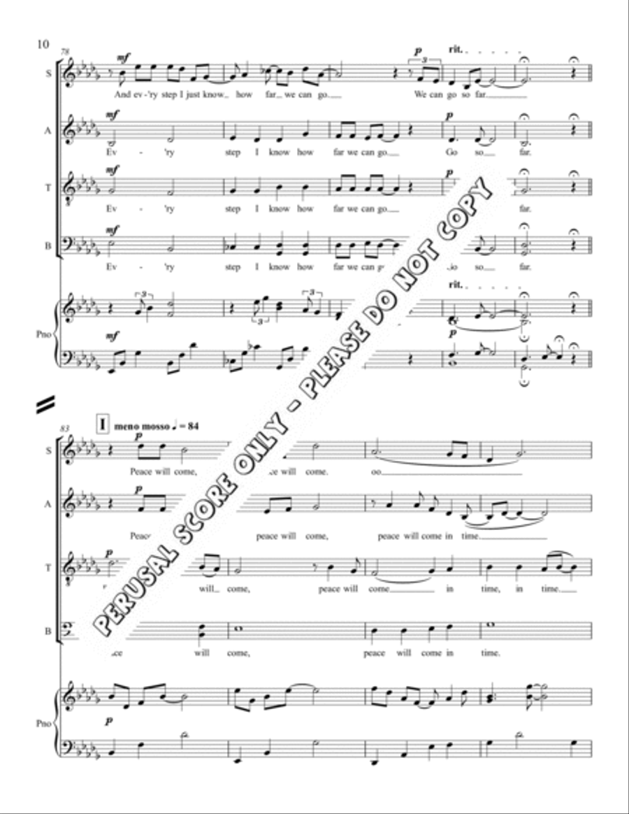 Maybe SATB 4-Part scores gallery preview page 11