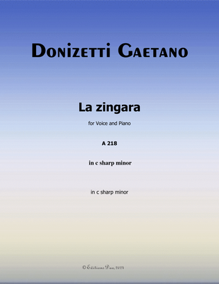 La Zingara, by Donizetti, in c sharp minor