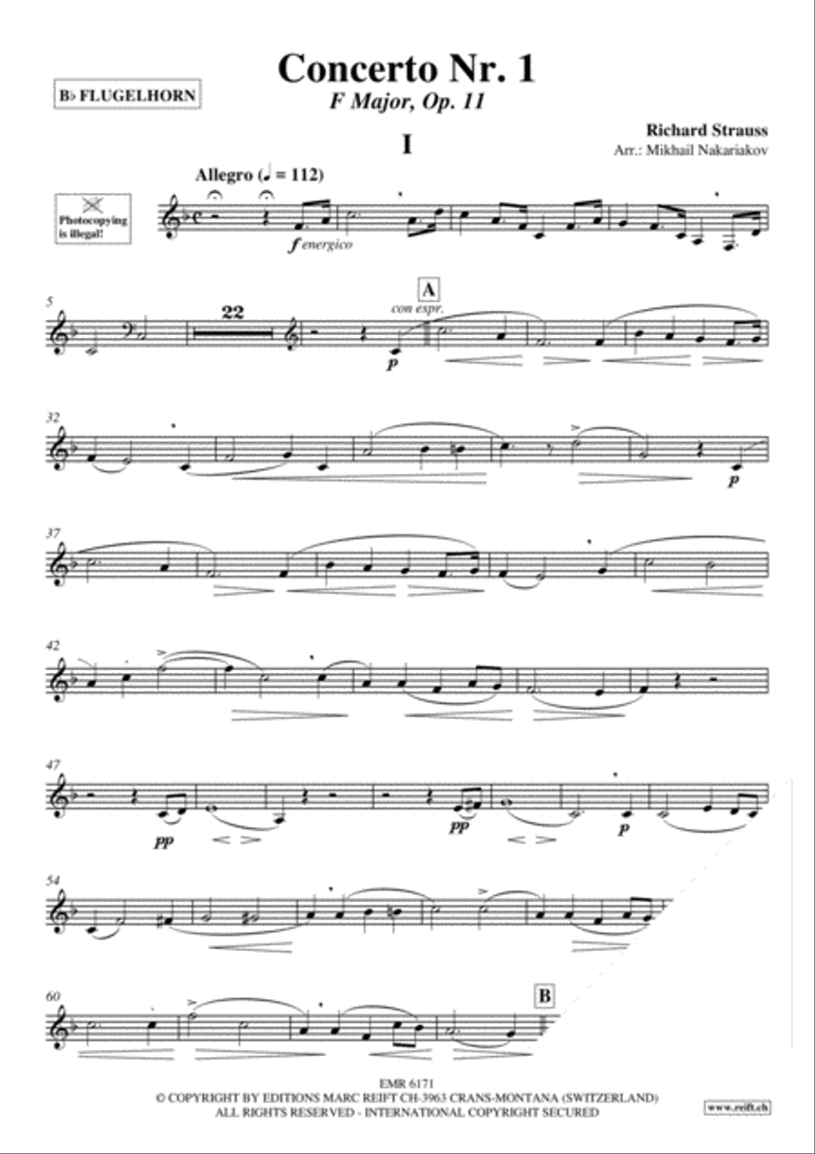 Concerto No. 1 Flugelhorn scores gallery preview page 3