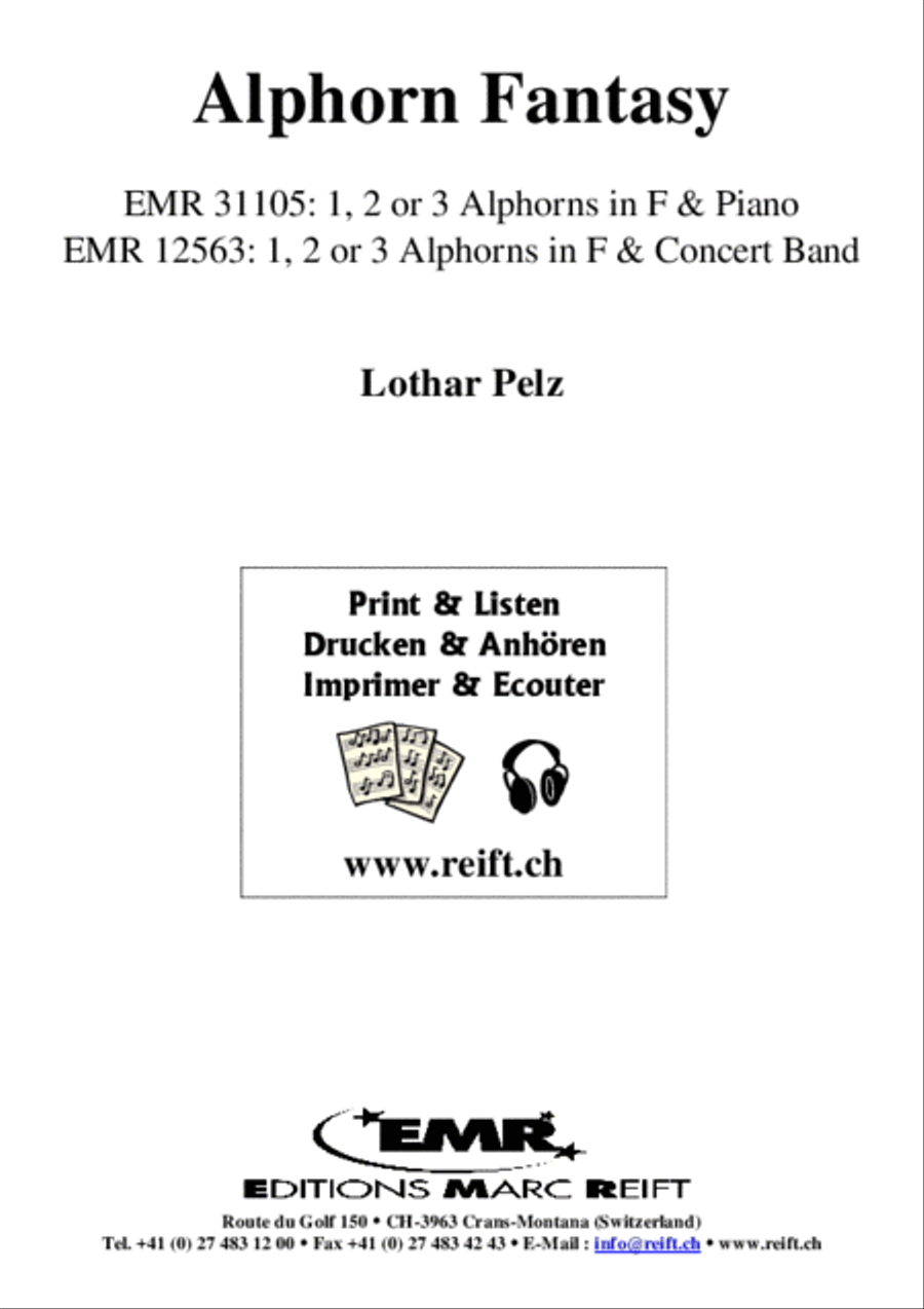 Alphorn Fantasy Piano Accompaniment scores gallery preview page 2