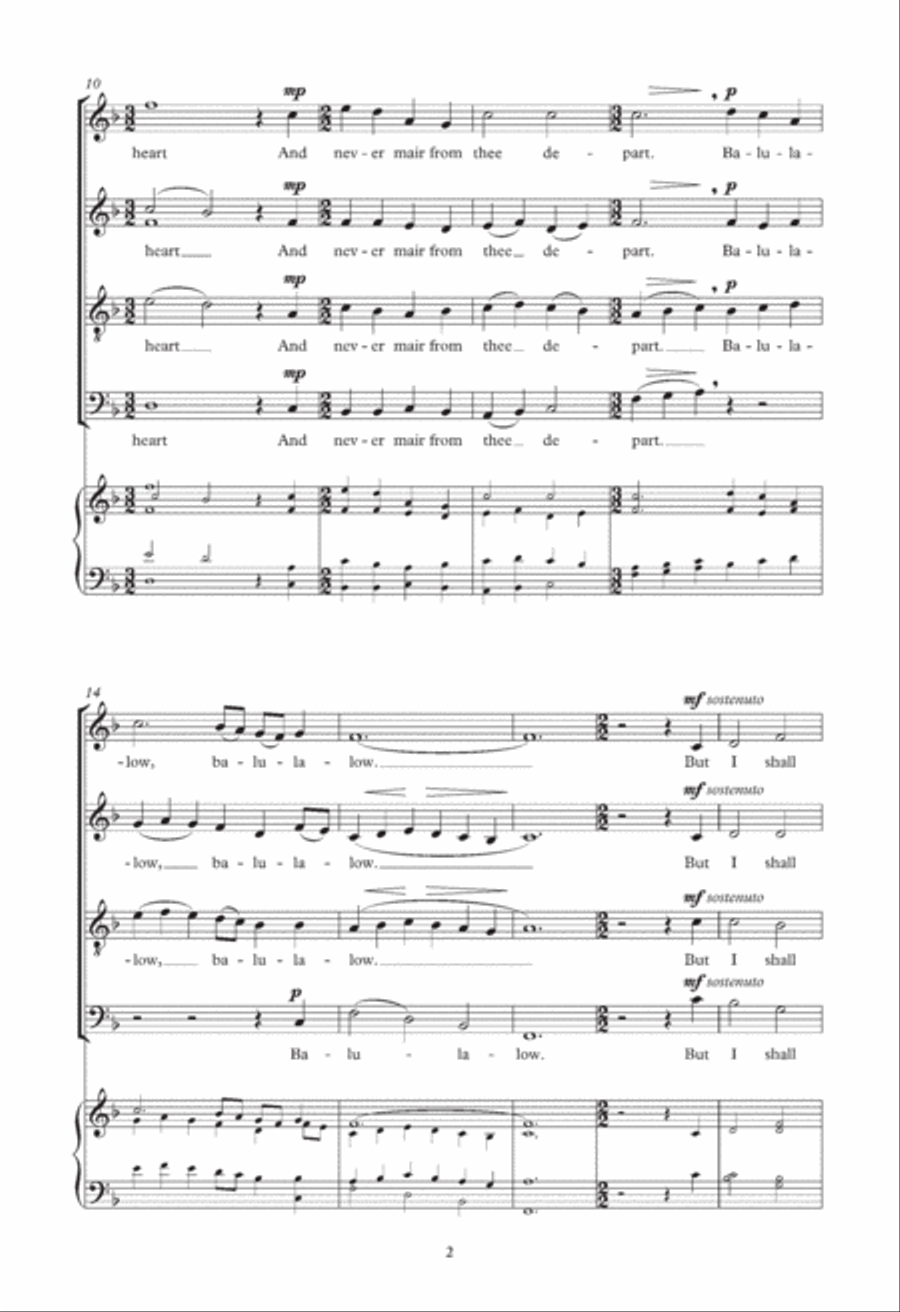 Balulalow Balulalow 4-Part scores gallery preview page 2
