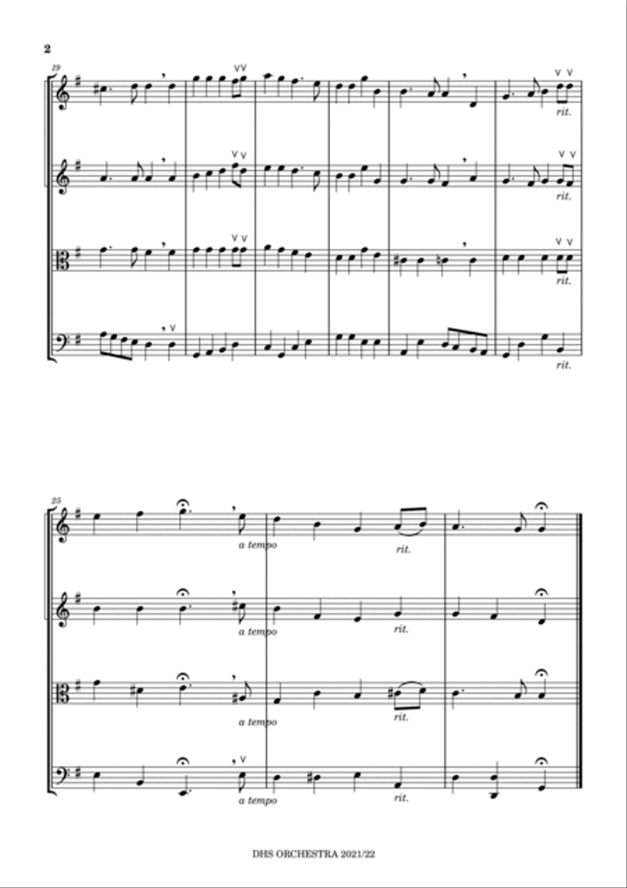 Alaska's Flag Alaska's Flag String Orchestra scores gallery preview page 2