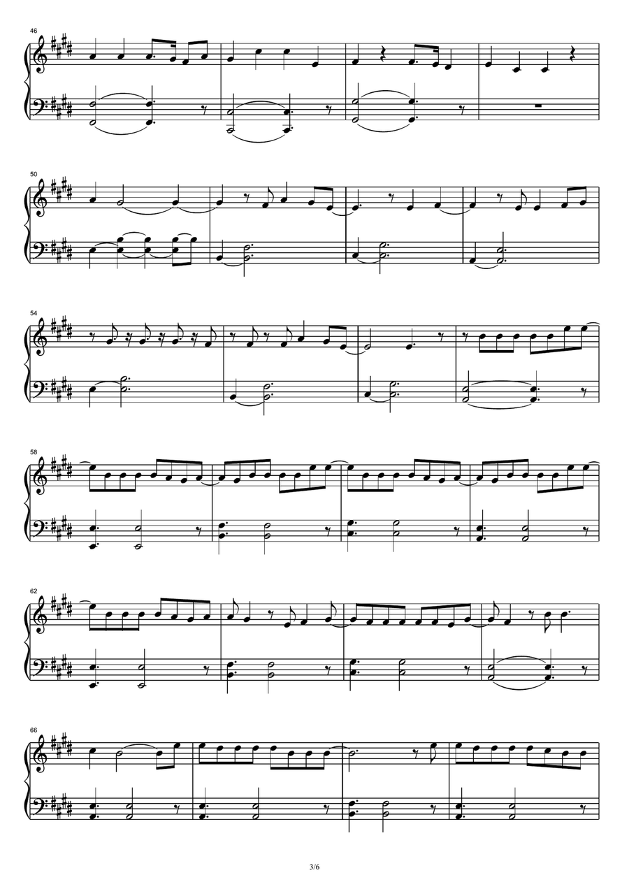 On My Way Piano Solo scores gallery preview page 3