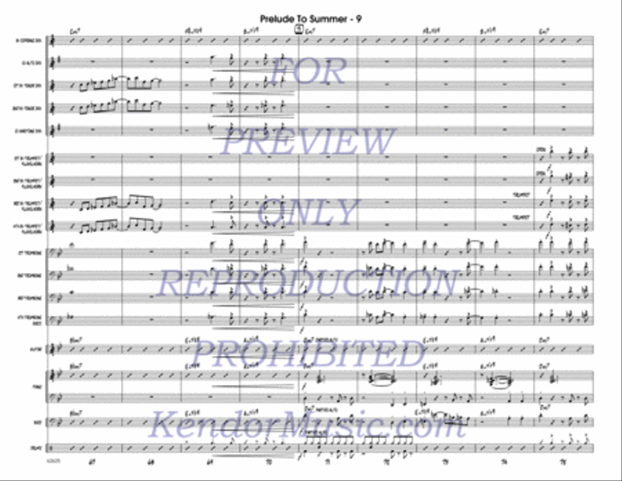 Prelude To Summer Choir scores gallery preview page 10