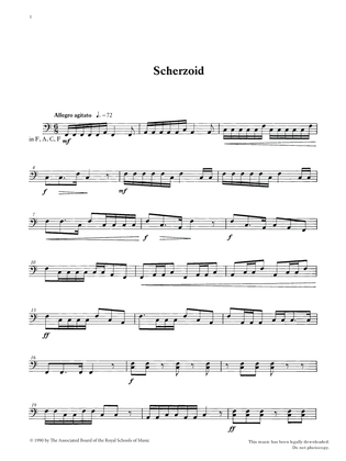 Scherzoid from Graded Music for Timpani, Book III