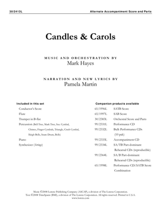 Candles and Carols - Alternate Accompaniment