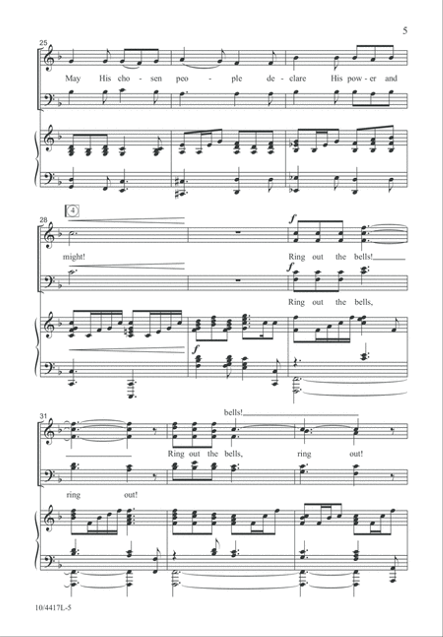 Ring Out the Bells Ring Out the Bells 4-Part scores gallery preview page 5