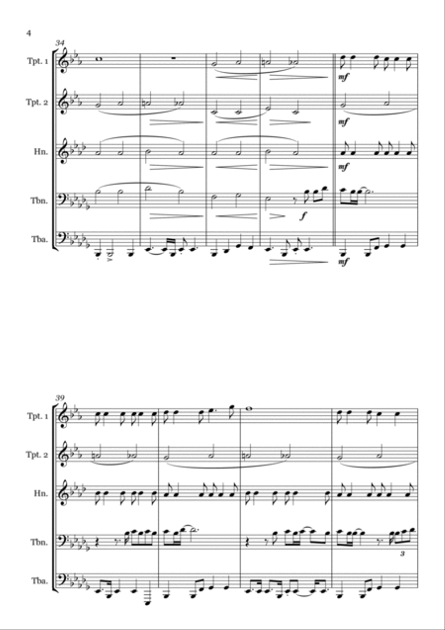 Skyfall Horn scores gallery preview page 6