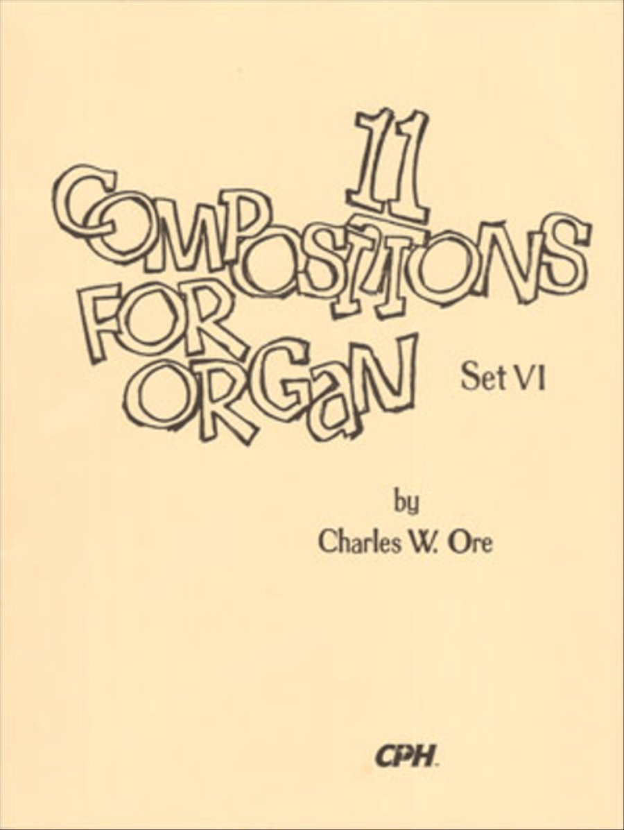 Eleven Compositions for Organ, Set VI Organ scores gallery preview page 1