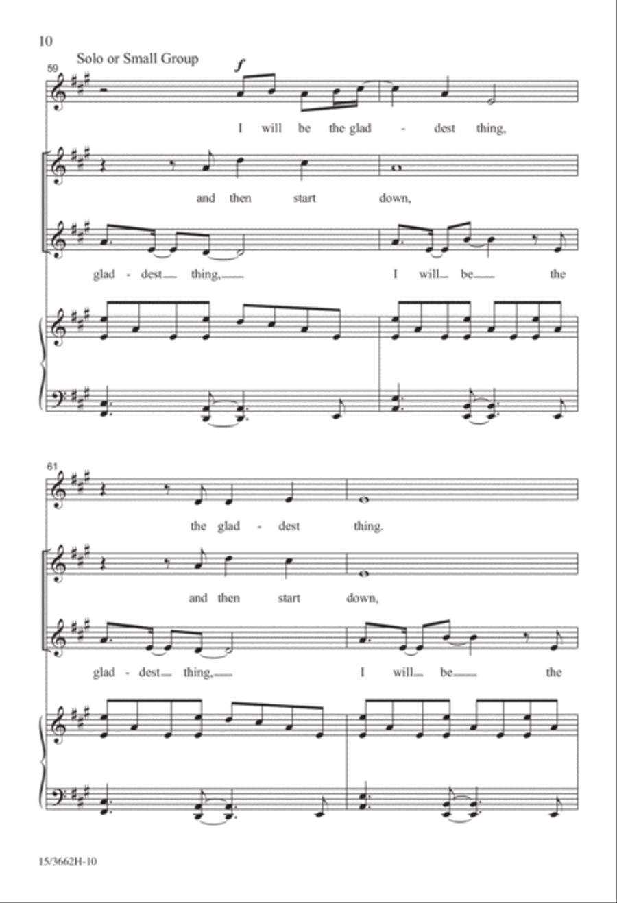 I Will Be the Gladdest Thing SA scores gallery preview page 10