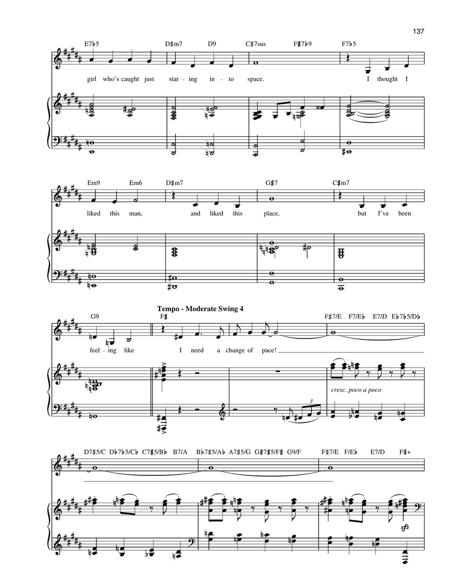 Out Of The Blue Piano, Vocal scores gallery preview page 2