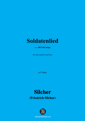 Silcher-Soldatenlied,for Voice(ad lib.) and Piano