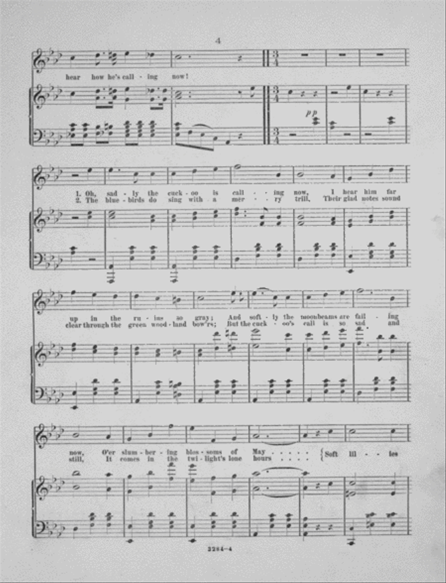 Emmet's Fritz in Ireland. Emmet's Cuckoo Song Voice scores gallery preview page 3