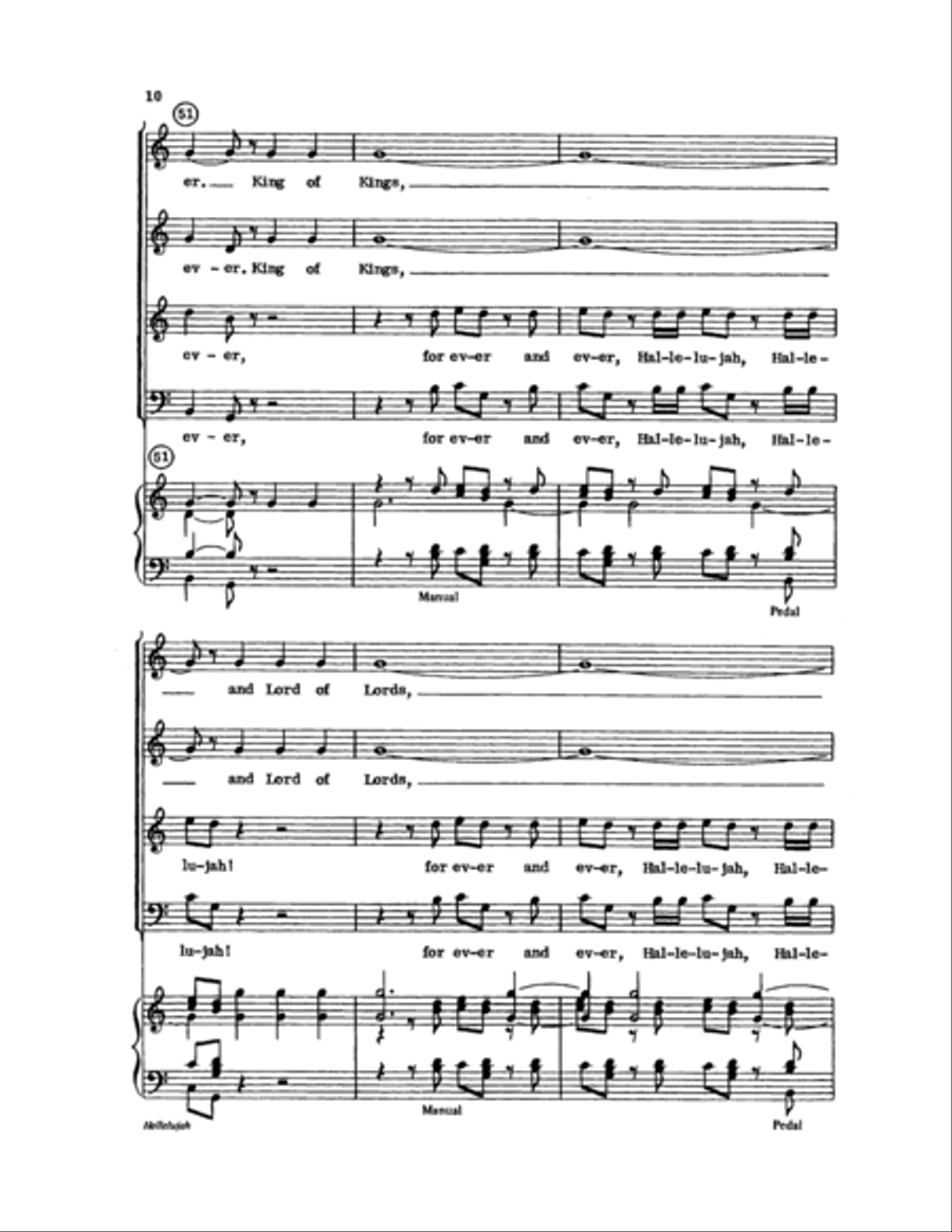 Hallelujah Choir scores gallery preview page 10