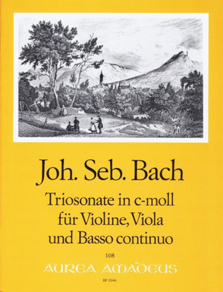 Book cover for Trio Sonata C minor BWV 526