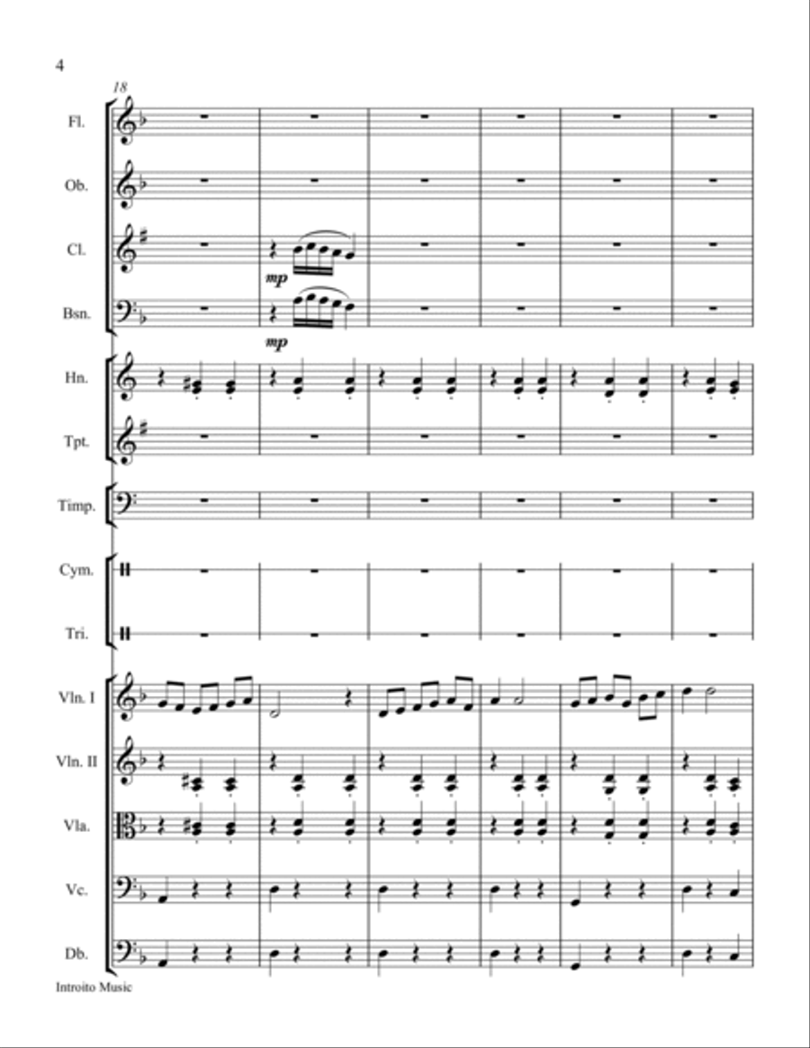 Torna a Sorrento for Orchestra Chamber Orchestra scores gallery preview page 4