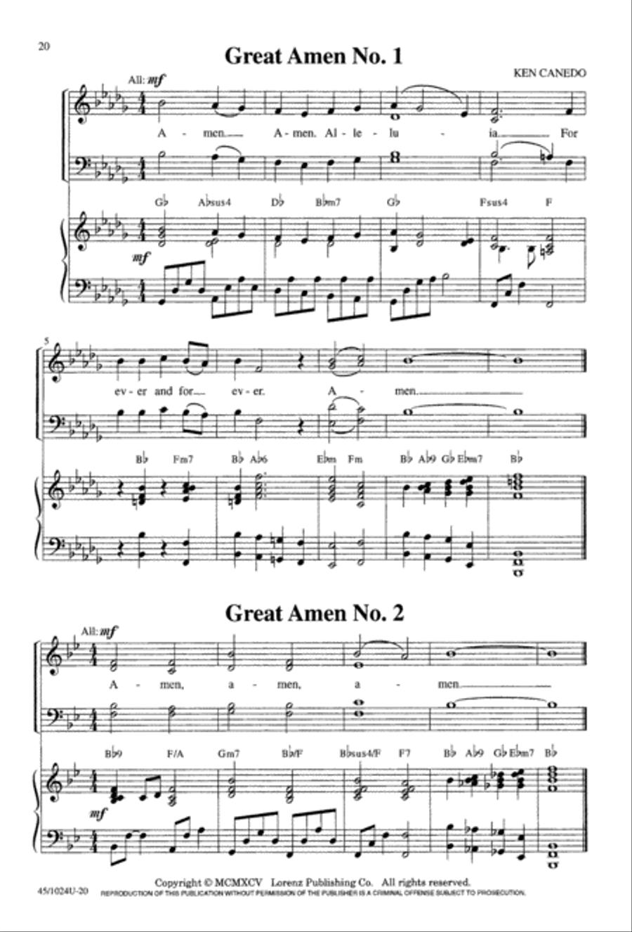 Mass of Compassion Mass of Compassion 4-Part scores gallery preview page 22