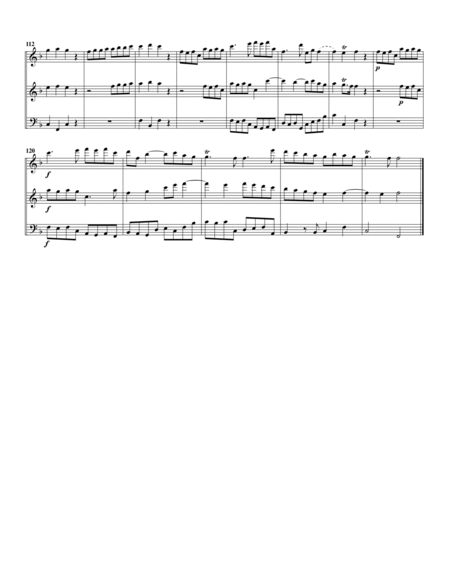 Trio sonata HWV 403 (Arrangement for 3 recorders (AAB))