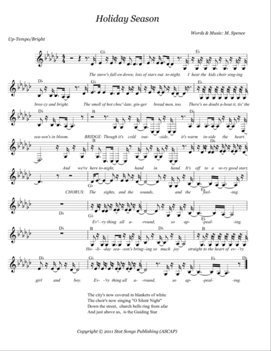 HOLIDAY SEASON Small Ensemble scores gallery preview page 1