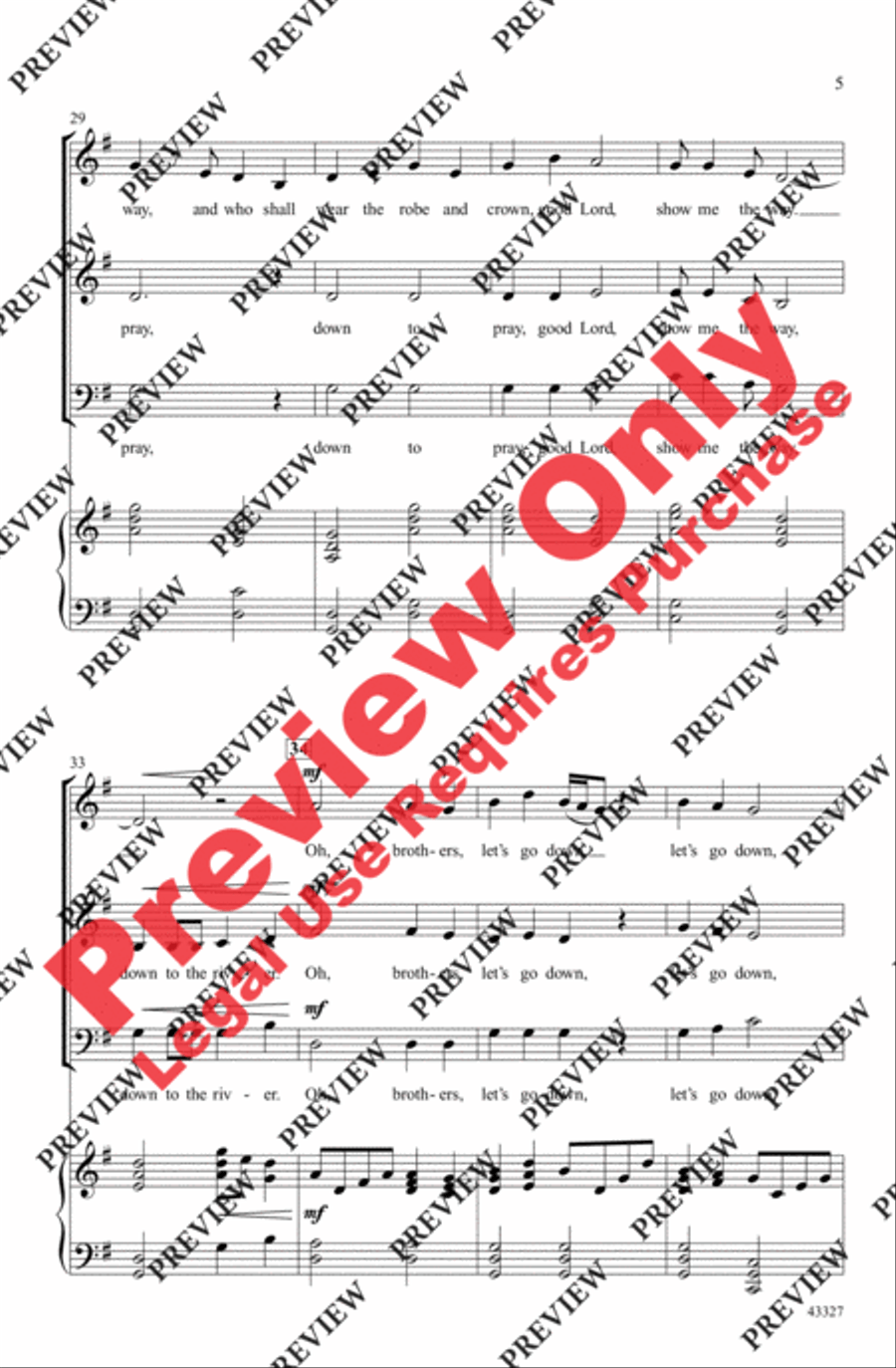 The River 3-Part scores gallery preview page 5