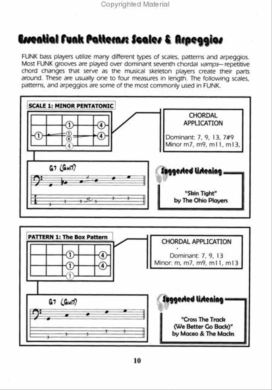 Make It Funky * Bass Edition with CD Bass Guitar scores gallery preview page 2
