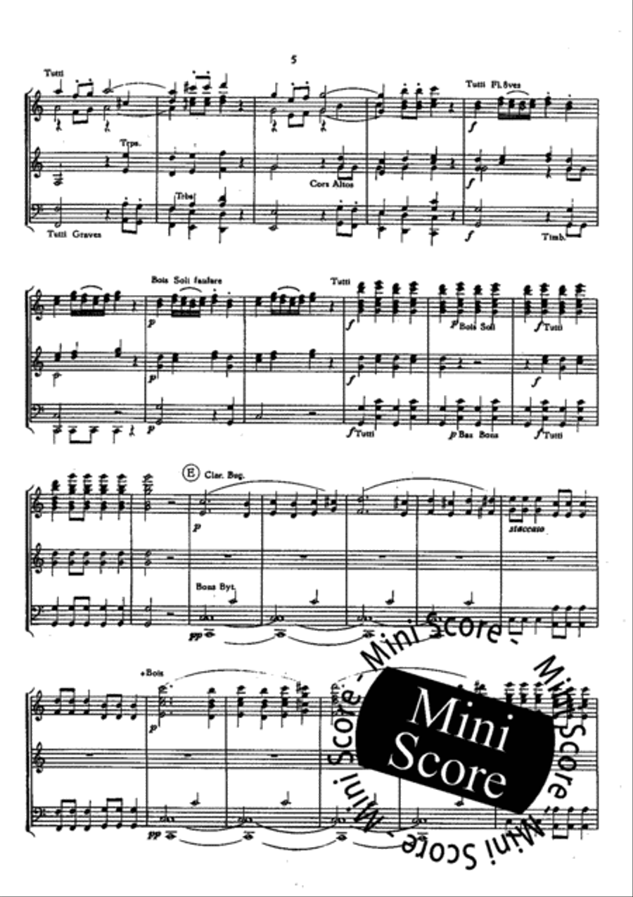 Overture en Ut Concert Band scores gallery preview page 8