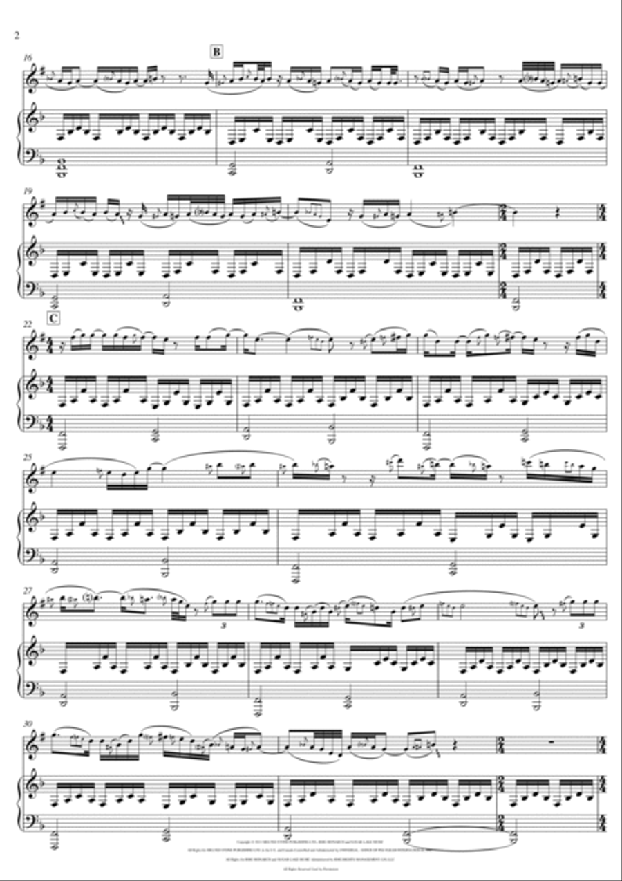 Someone Like You Tenor Saxophone scores gallery preview page 2