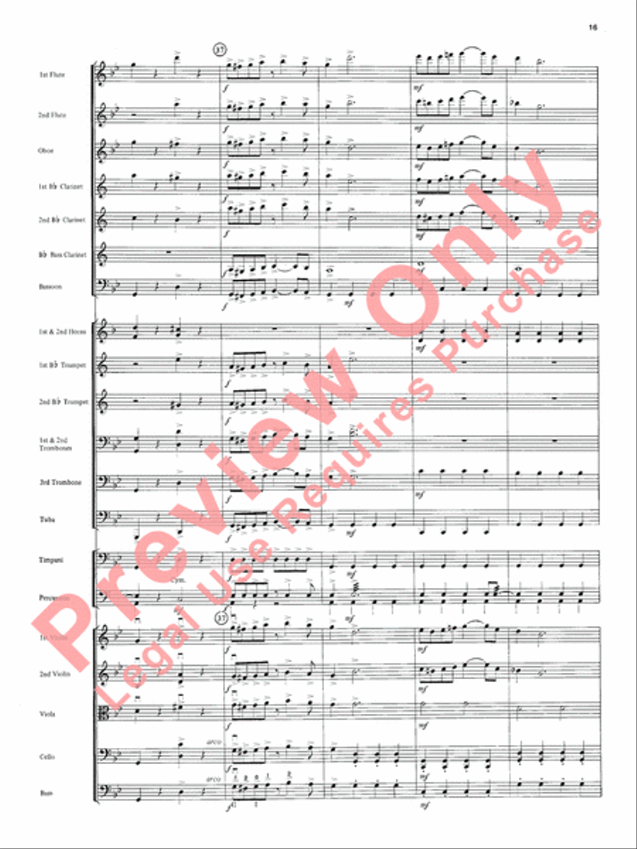 Two South American Tangos Full Orchestra scores gallery preview page 18