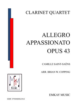 Book cover for ALLEGRO APPASSIONATO - CLARINET QUARTET