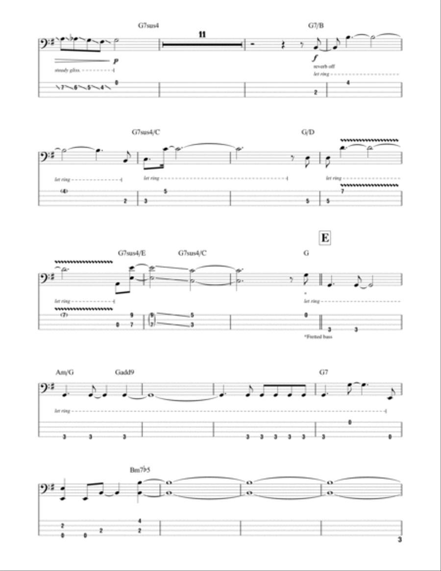 Birdland Birdland Guitar Tablature scores gallery preview page 3